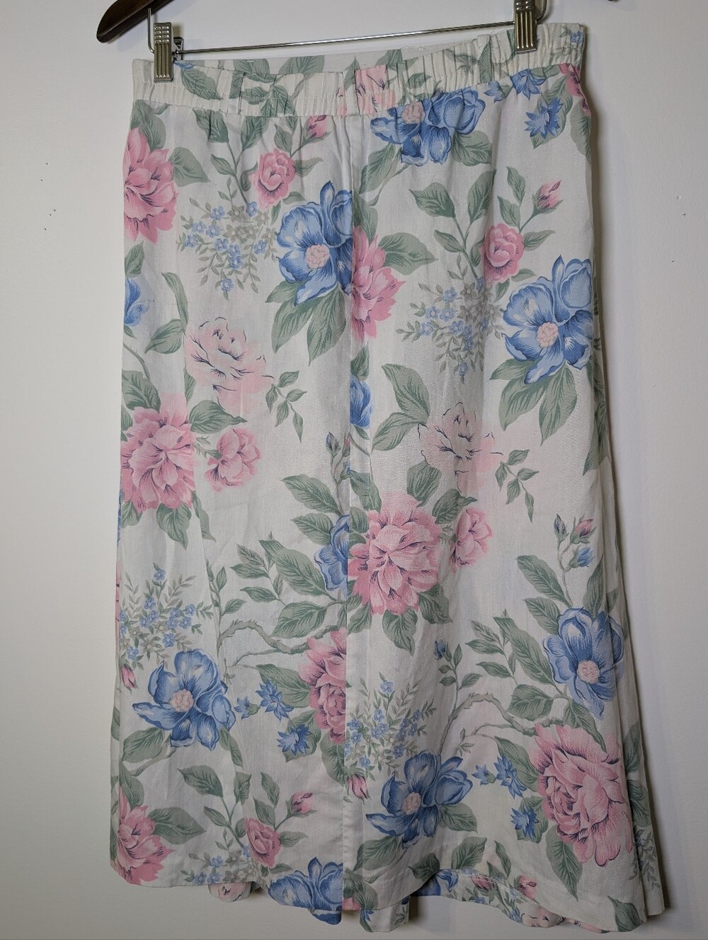 Romantic Cottagecore Floral Midi Skirt Pastel Garden Prairie Skirt M Summer - Picture 6 of 7